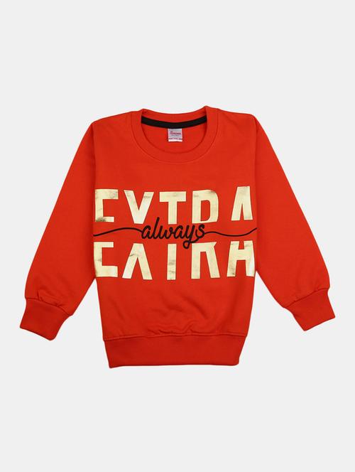 front print round neck sweatshirt - 20220482 - Very Small Image - 1