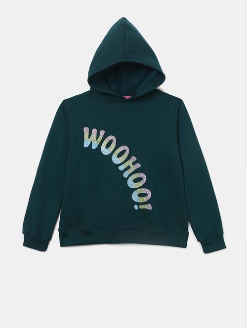 front print hood neck sweatshirt - 20220502 - Very Small Image - 1