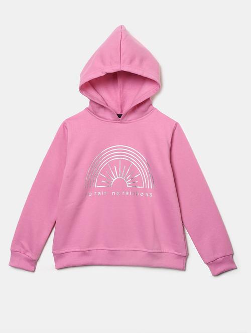 chest print hood neck sweatshirt - 20220504 - Very Small Image - 1