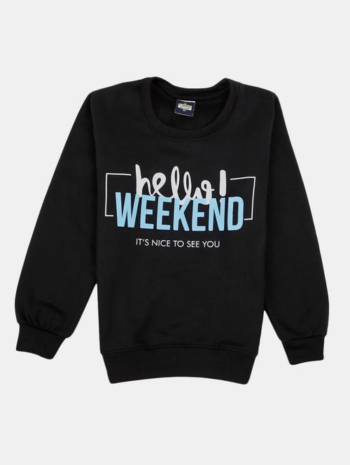 chest print round neck sweatshirt - 20220513 - Very Small Image - 1