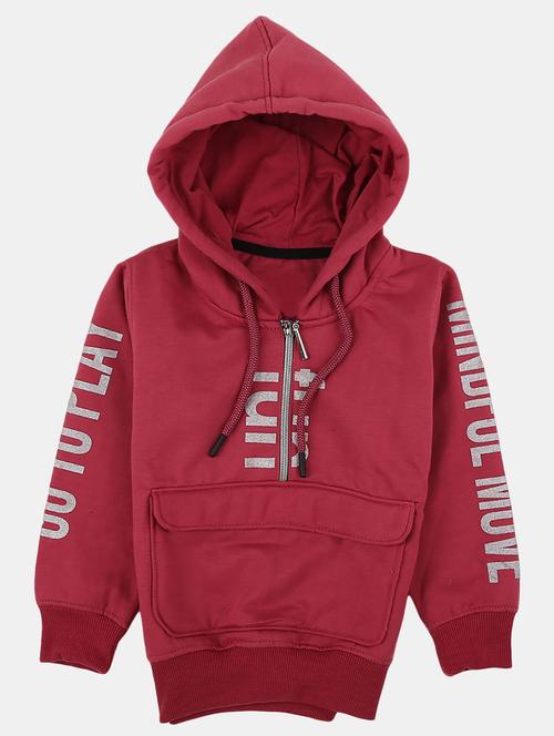 front print hood neck sweatshirt - 20220531 - Very Small Image - 1