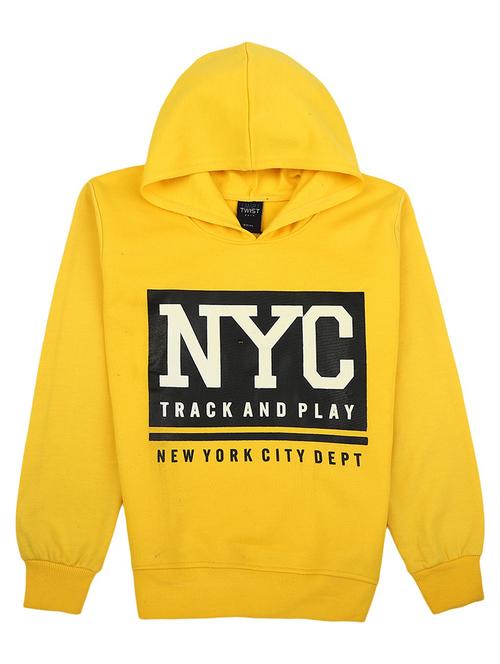 yellow printed long sleeve sweatshirt - 20220558 - Very Small Image - 1