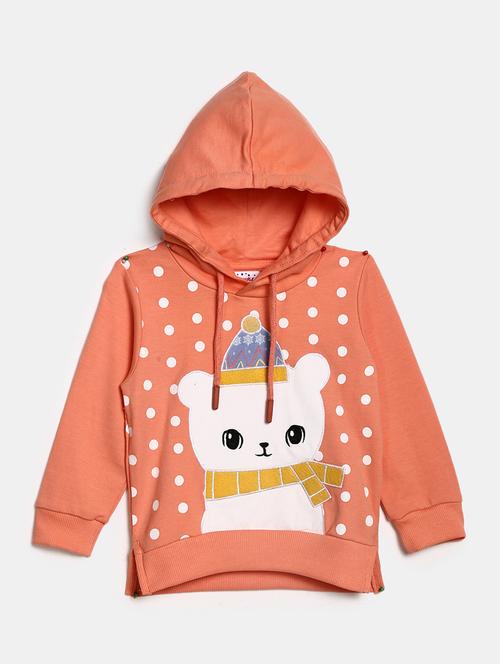 orange printed long sleeve sweatshirt - 20220607 - Very Small Image - 1