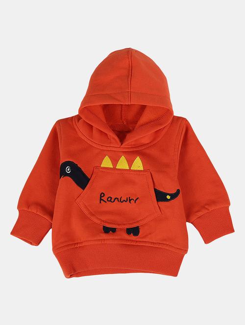 orange printed long sleeve sweatshirt - 20220620 - Very Small Image - 1
