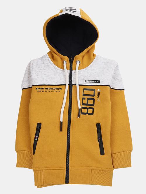 yellow printed long sleeve sweatshirt - 20220631 - Very Small Image - 1