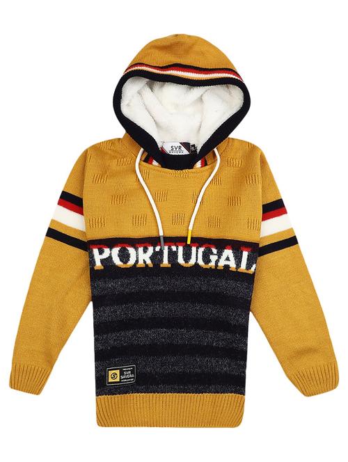 mustard acrylic blend sweater - 20220772 - Very Small Image - 1
