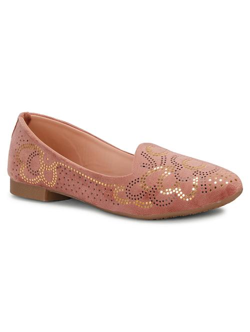 peach slip on ballerina - 20221254 - Very Small Image - 1