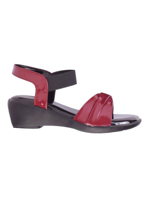 women maroon back strap sandal - 20221274 - Very Small Image - 1