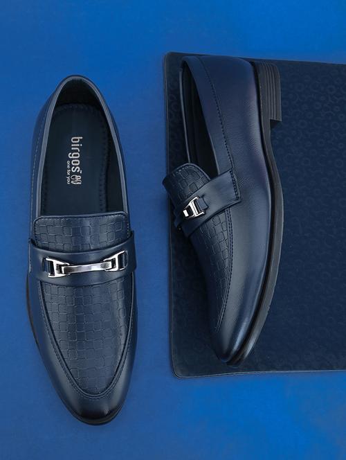 men teal formal slip on - 20221391 - Very Small Image - 1