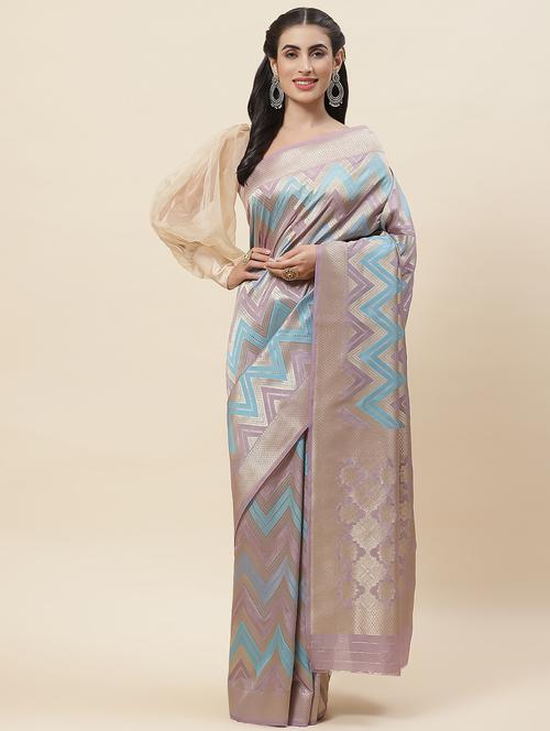 multi colored handloom saree - 20226154 - Very Small Image - 1