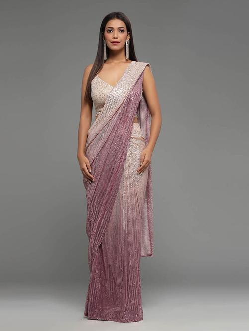 multi colored embellished saree with blouse - 20226193 - Very Small Image - 1