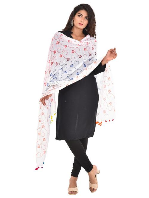 floral printed dupatta - 20227348 - Very Small Image - 1