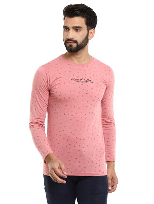 round neck printed regular t-shirt - 20228552 - Very Small Image - 1