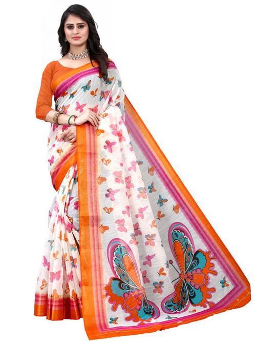 multi colored printed saree - 20231147 - Very Small Image - 1