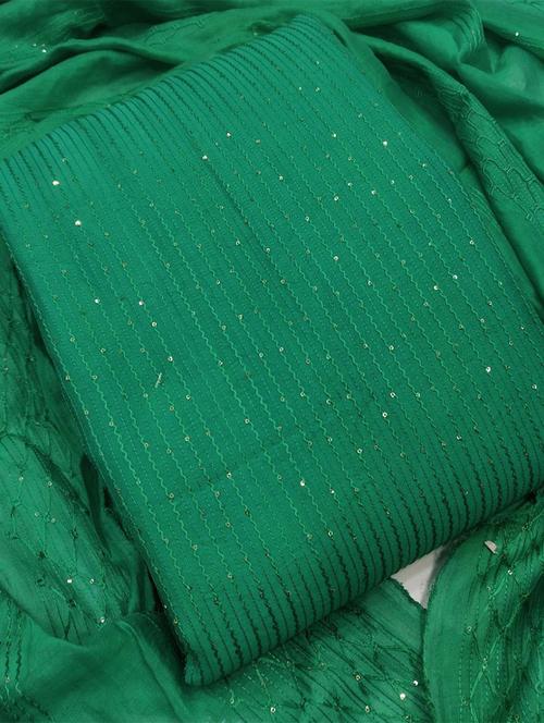 ai aqua colored unstiched dress - 20234853 - Very Small Image - 1
