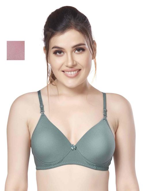 solid t-shirt bra combo - 20240236 - Very Small Image - 1