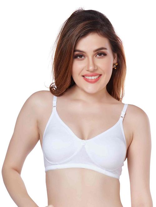 white georgette regular bra - 20240301 - Very Small Image - 1