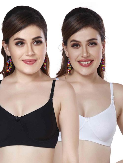 women solid bra combo - 20240313 - Very Small Image - 1