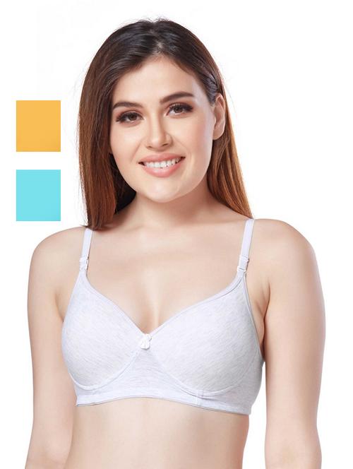 women solid bra combo - 20240324 - Very Small Image - 1