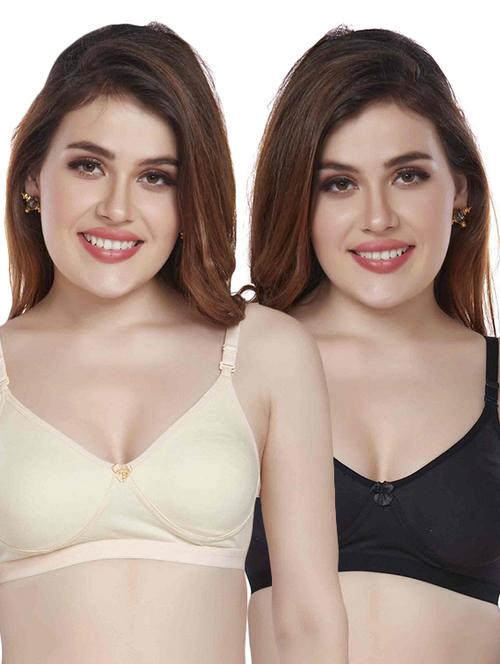 women solid bra combo - 20240366 - Very Small Image - 1