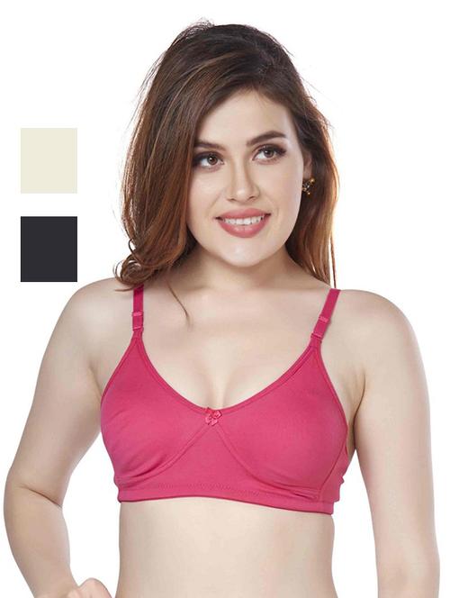 women solid bra combo - 20240367 - Very Small Image - 1