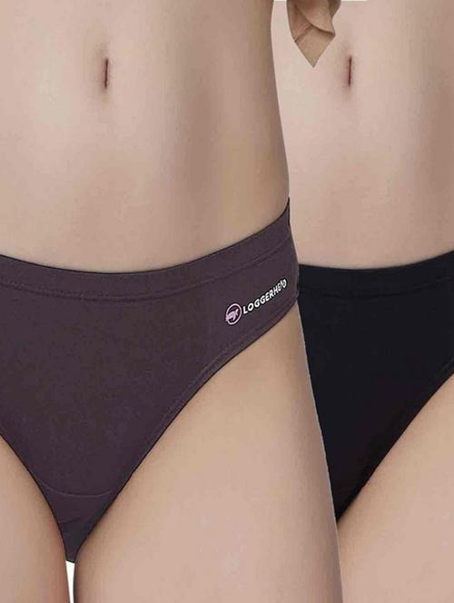 pack of 2 lycra bikini panties - 20241771 - Very Small Image - 1