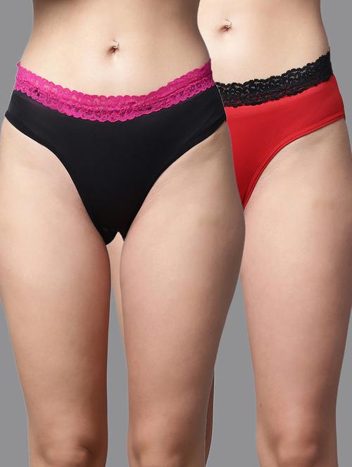 pack of 2 solids bikni panty - 20242937 - Very Small Image - 1