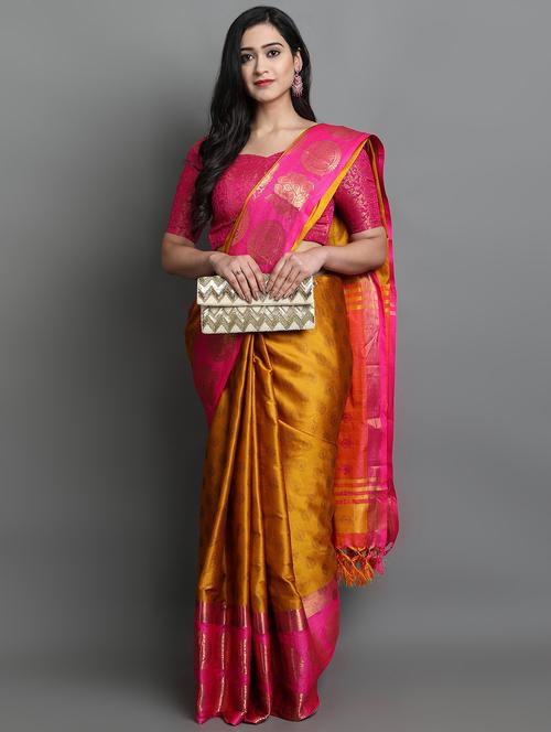 zari work dharmavaram saree - 20243297 - Very Small Image - 1
