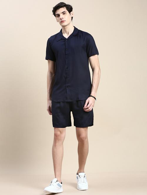 men shirt collar co-ord sets - 20245457 - Very Small Image - 1