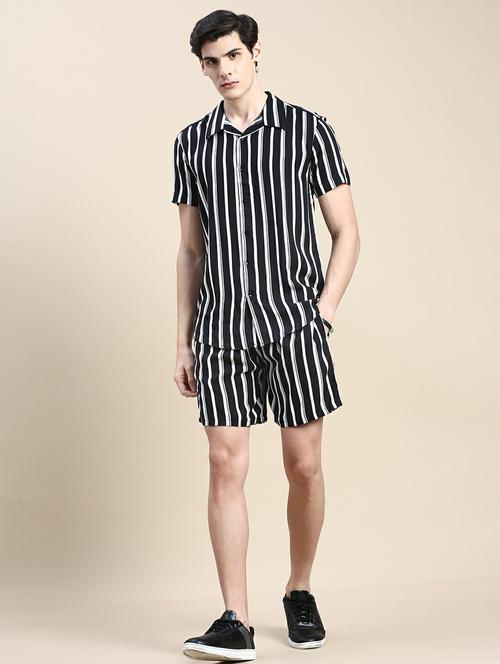 men shirt collar co-ord sets - 20245479 - Very Small Image - 1