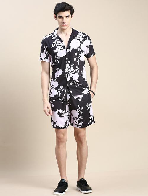 men shirt collar co-ord sets - 20245506 - Very Small Image - 1