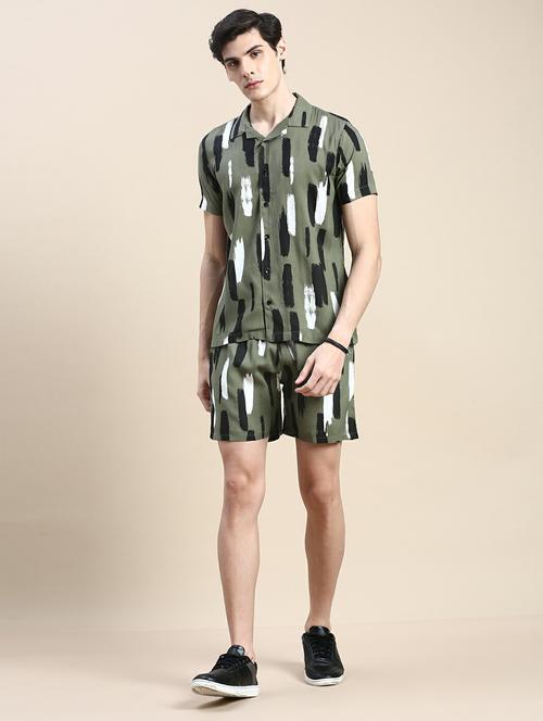 men shirt collar co-ord sets - 20245513 - Very Small Image - 1
