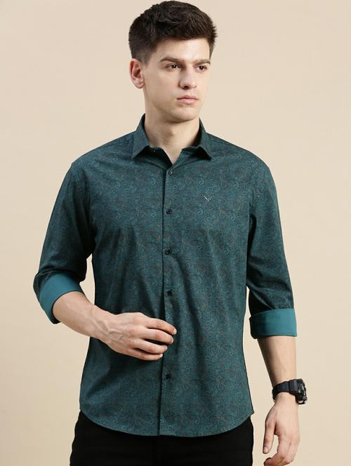 mens paisley casual shirt - 20245688 - Very Small Image - 1