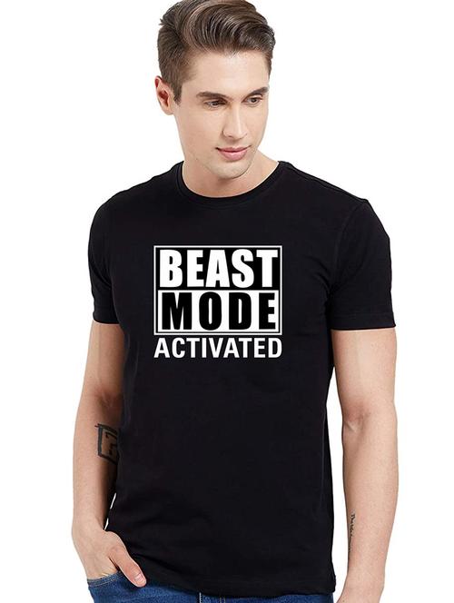 round neck typography print regular t-shirt - 20247079 - Very Small Image - 1