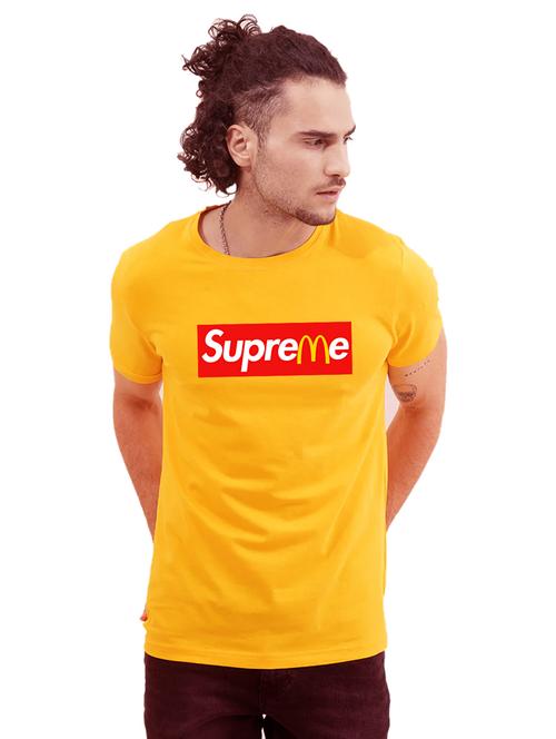 round neck typography print regular t-shirt - 20249913 - Very Small Image - 1