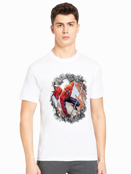 round neck graphic print regular t-shirt - 20250219 - Very Small Image - 1