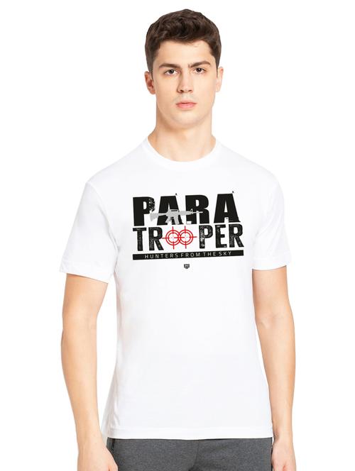 round neck typography print regular t-shirt - 20250242 - Very Small Image - 1