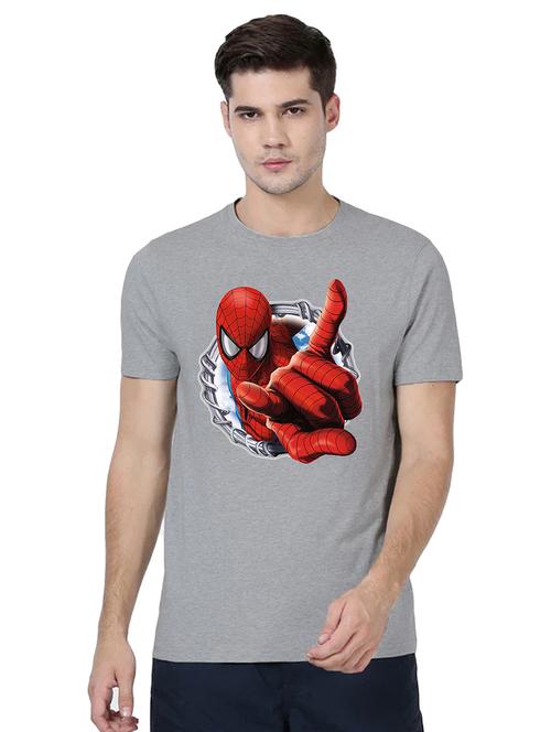 round neck graphic print regular t-shirt - 20250599 - Very Small Image - 1
