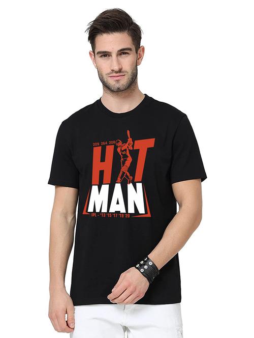 round neck typography print regular t-shirt - 20250942 - Very Small Image - 1