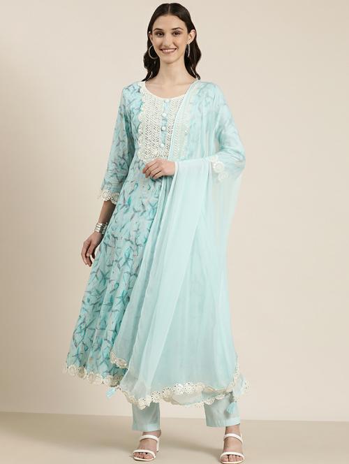 women printed kurta pant set with dupatta - 20251277 - Very Small Image - 1