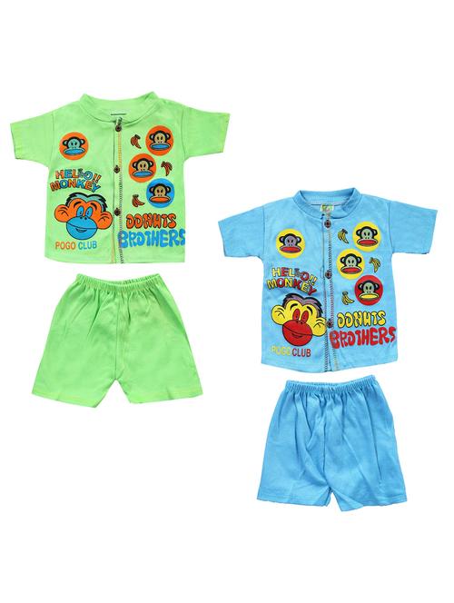 boys pack of 2 shorts twin sets - 20253224 - Very Small Image - 1