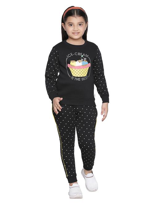 girl graphic print cotton pyjama nightwear set - 20254886 - Very Small Image - 1