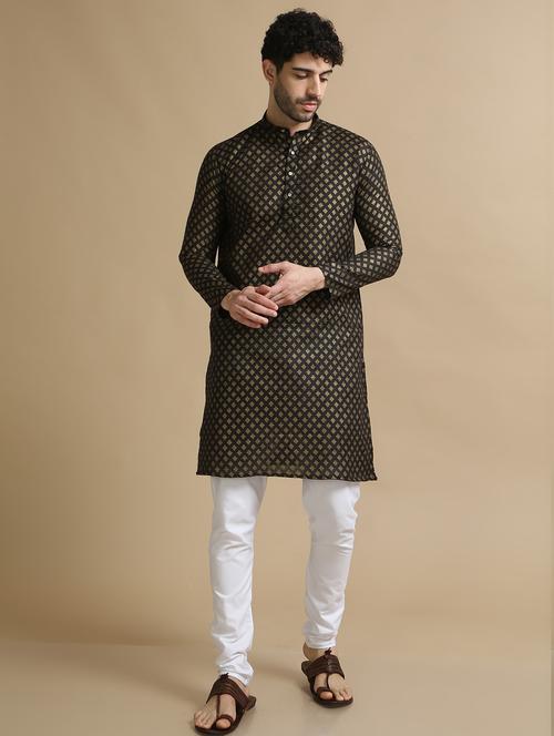 foil printed long kurta - 20255065 - Very Small Image - 1