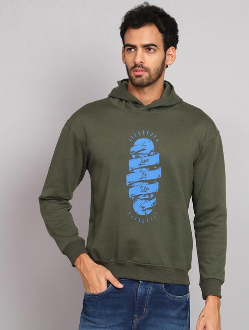 mens front print sweatshirt - 20255119 - Very Small Image - 1