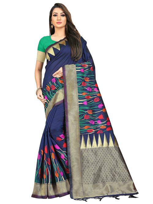 zari work banarasi silk saree - 20255810 - Very Small Image - 1