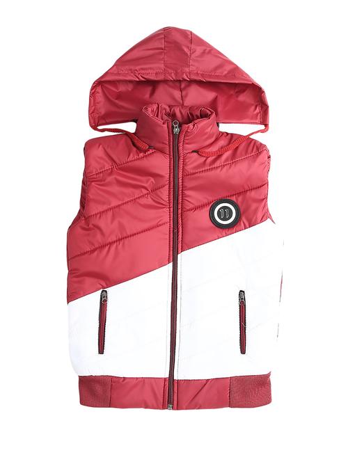 red nylon quilted jacket - 20257169 - Very Small Image - 1