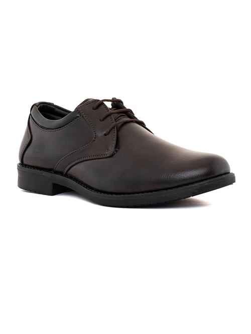 men brown lace-up derby shoe - 20257349 - Very Small Image - 1