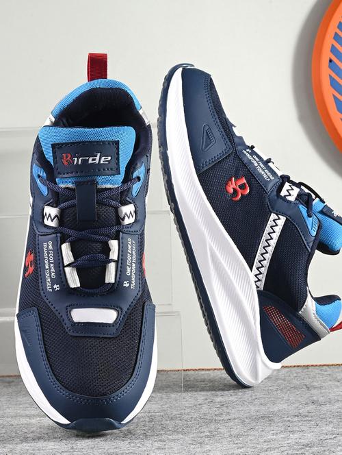 men navy blue lace up casual shoe - 20258597 - Very Small Image - 1