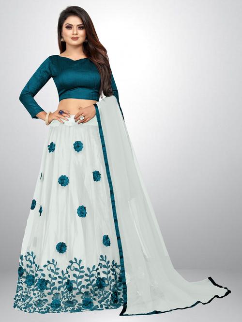 multi colored flared lehenga - 20259678 - Very Small Image - 1