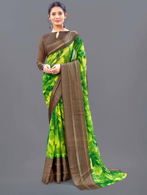 multi colored printed saree - 20260509 - Very Small Image - 1